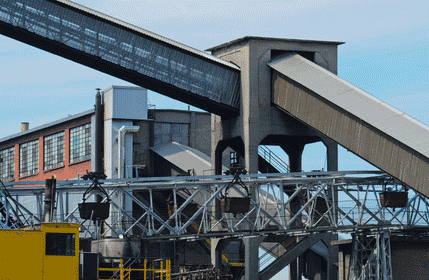 Industriebau Carbon Kohle Produktionsanlage